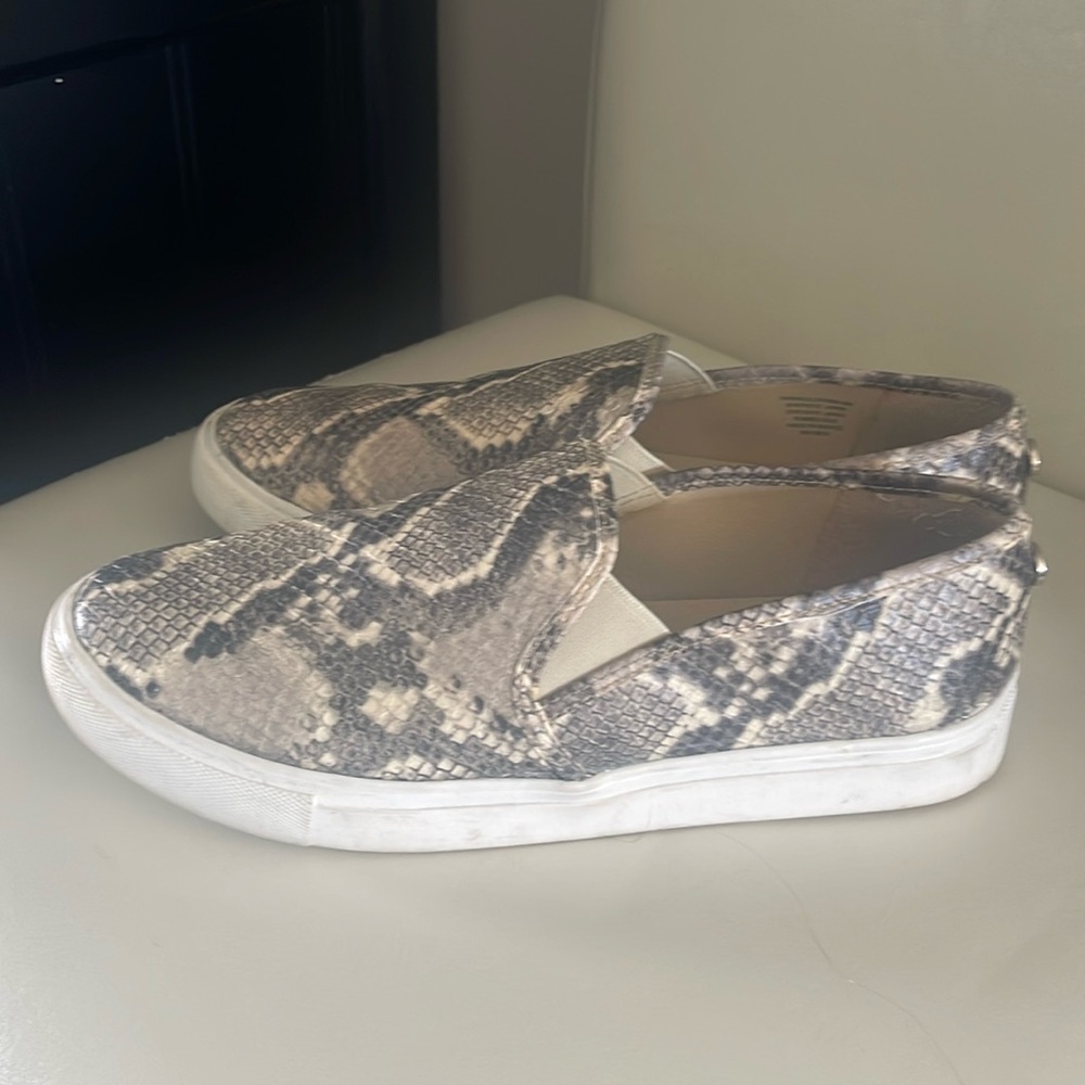 Steve Madden sneaker loafer snake skin print